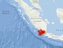 Satu Bulan, Lampung Diguncang 134 Gempa Bumi