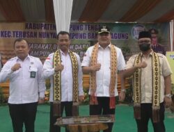 Musa Ahmad dan BNN Resmikan Kampung Bersinar di Bandar Agung