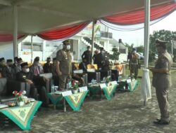 Bupati Musa Ahmad Pimpin Upacara HUT  Pol PP ke 72