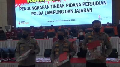 Ratusan Tersangka Lampung Digarap