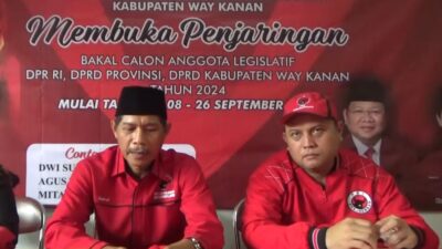 PPDI Perjuangan Way Kanan Targetkan 6 Kursi