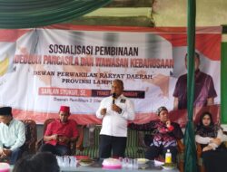 Sahlan Syukur Tanamkan Pancasila Di Desa Terpapar Radikalisme