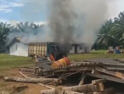 Sengketa HGU, PT GAJ Dibakar Massa