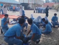 Gempa Bumi, Siswa SMAN 1 Gedongtataan Berhamburan