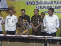 Wujudkan MPP, Pemkab Lamteng Jalin Kerjasama Dengan 9 Instansi Vertikal