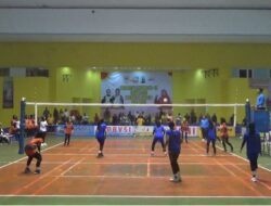 Final Voli Indoor Putri, Lampung Timur Sabet Medali Emas