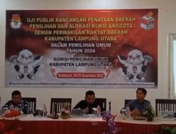 Pemilu 2024, Lampura Jadi 7 Dapil