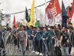 Lampung Memanggil, Bentrok Dengan Polisi 48 Pendemo Diamankan