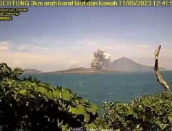 Gempa Selat Sunda, Anak Krakatau Meletus