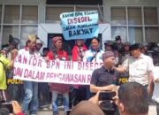 Massa Kepung BPN dan Tutup Akses Perkebunan PTPN VII Way Berulu