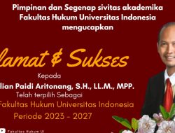 Alumni SMAN 3 Balam Ini Terpilih Jadi Dekan FH Universitas Indonesia