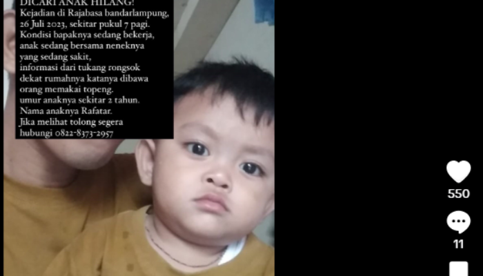 Viral, Rafatar Dikabarkan Diculik Pria Bertopeng