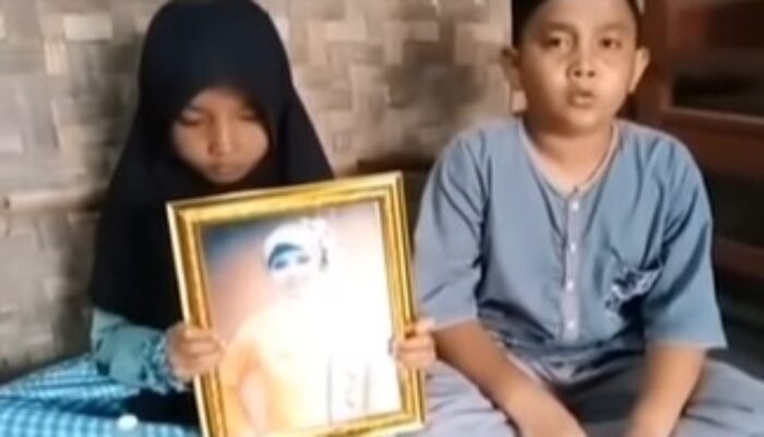Doa Adik dan Kakak Minta Ayah yang Sudah Bunuh Ibu Kandungnya Ditangkap Terkabul
