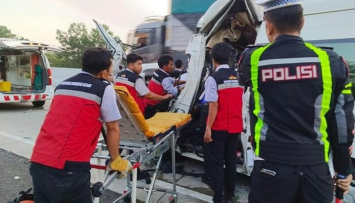 Dalam Sehari 2 Lakalantas Di Tol Lampung 2 Orang Tewas