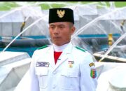 Frans Timothy Prawira Siallagan Siswa Asal Lampung Jadi Komandan Penurunan Bendera Pusaka