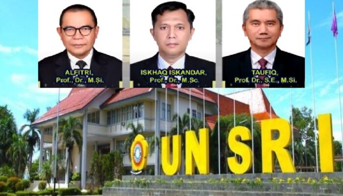 Pilrek Diundur 7 Agustus, Ini Calon Kuat Rektor Unsri dan Profilnya