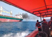 26 Awak Kapal MV Samudera Sakti III Terbakar Berhasil Diselamatkan, 1 ABK Luka-Luka