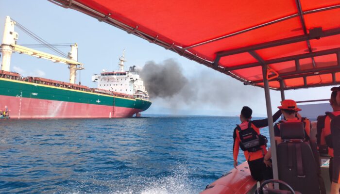 26 Awak Kapal MV Samudera Sakti III Terbakar Berhasil Diselamatkan, 1 ABK Luka-Luka