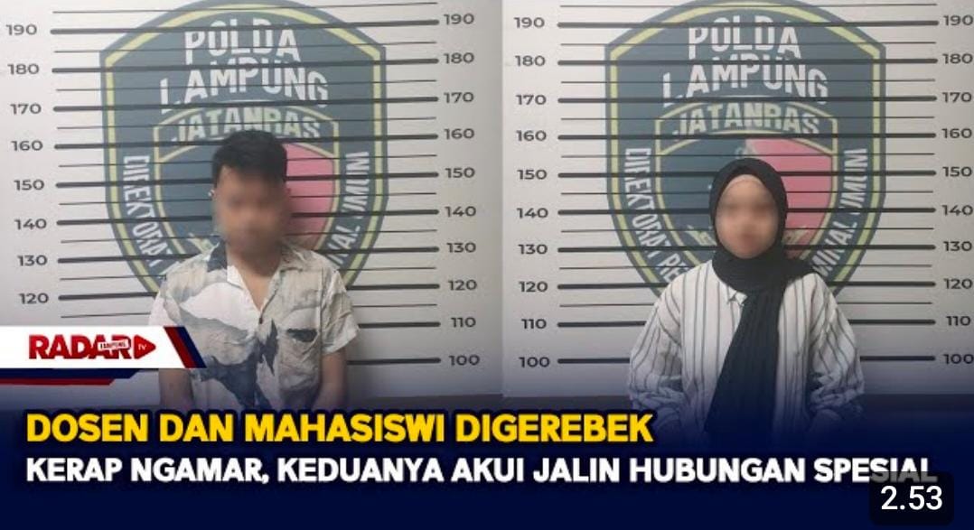 Dosen Uin Raden Intan Dan Mahasiswi Mesum Dilepaskan Warga Tetap Minta Pelaku Pindah