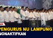 4 Pengurus NU Lampung  Dinonaktifkan