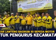 Golkar Lamteng Bagikan 30 Sepeda Motor Untuk Pengurus Kecamatan