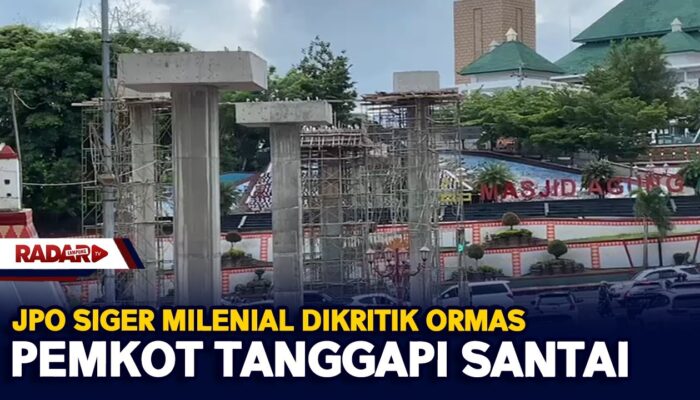 JPO Siger Milenial Dikritik Ormas, Pemkot Tanggapi Santai