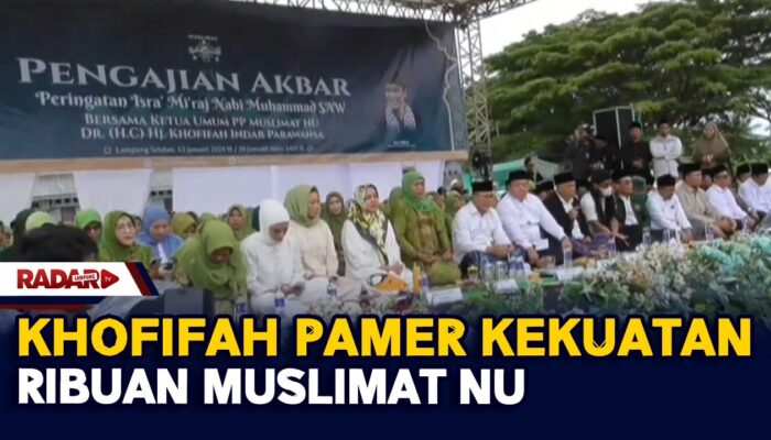 Khofifah Pamer Kekuatan Ribuan Muslimat NU