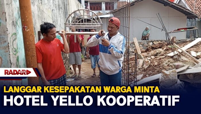 Langgar Kesepakatan Warga Minta Hotel Yello Kooperatif