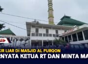 Parkir Liar Di Masjid Al Furqon, Ternyata Ketua RT Dan Minta Maaf
