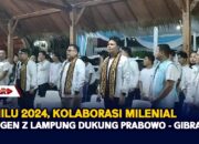 Pemilu 2024, Kolaborasi Milenial Dan Gen Z Lampung Dukung Prabowo   Gibran