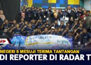 SMP Negeri 6 Mesuji Terima Tantangan Jadi Reporter di Radar TV