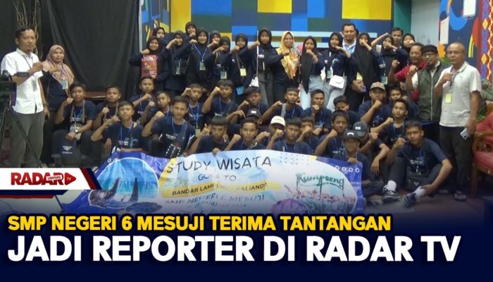 SMP Negeri 6 Mesuji Terima Tantangan Jadi Reporter di Radar TV