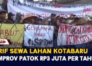 Tarif Sewa Lahan Kotabaru, Pemprov Patok Rp3 Juta Per Tahun