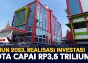 Tahun 2023, Realisasi Investasi Kota Capai Rp3,6 Triliun