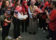 Condrowati  Sambut  Siti Atiqoh di Bumi Ragab Begawi Caram