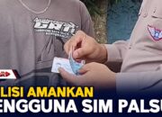 Polisi Amankan Pengguna SIM Palsu