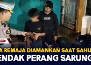 Tiga Remaja Diamankan Saat Sahur Hendak Perang Sarung