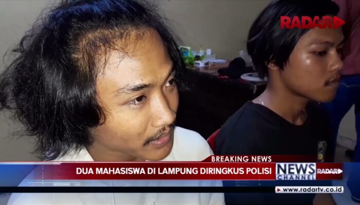 Dua Mahasiswa Di Lampung Diringkus Polisi