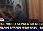 Viral, Video Kepala SD Negeri di Tulang Bawang Hisap Sabu – Sabu