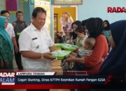 Cegah Stunting, Dinas Ketahanan Pangan Lampung Tengah Resmikan Rumah Pangan B2SA