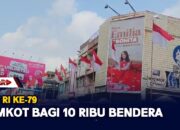 HUT RI KE 79, Pemkot Bagi 10 Ribu Bendera