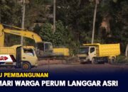 Debu Pembangunan “Cemari” Warga Perum Langgar Asri