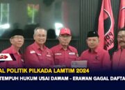 PDIP Tempuh Hukum Usai Dawam – Erawan Gagal Daftar