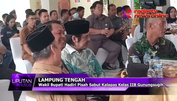 LAMPUNG TENGAH MEMBANGUN : Wakil Bupati Hadiri Pisah Sabut Kalapas Kelas IIB Gunungsugih