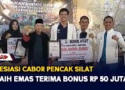 Peraih Emas Terima Bonus Rp50 Juta