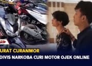 Residivis Narkoba Curi Motor Ojek Online