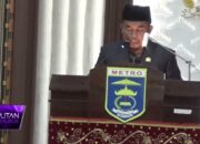 DPRD Metro Gelar Paripurna Finalisasi Kesepakatan KUA PPAS