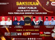 ? LIVE DEBAT PUBLIK CALON BUPATI MESUJI TAHUN 2024