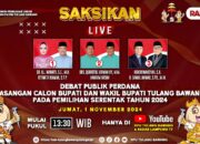 ? LIVE DEBAT PUBLIK PASANGAN CALON BUPATI DAN WAKIL BUPATI TULANG BAWANG TAHUN 2024