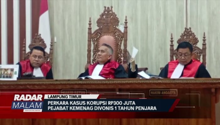 Pejabat Kemenag Divonis 1 Tahun Penjara